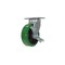 Vestil Green High-Tech Non-Marking Swivel With Brake Polyurethane 6x2 Caster CST-F40-6X2DT-SWB - alternate 1